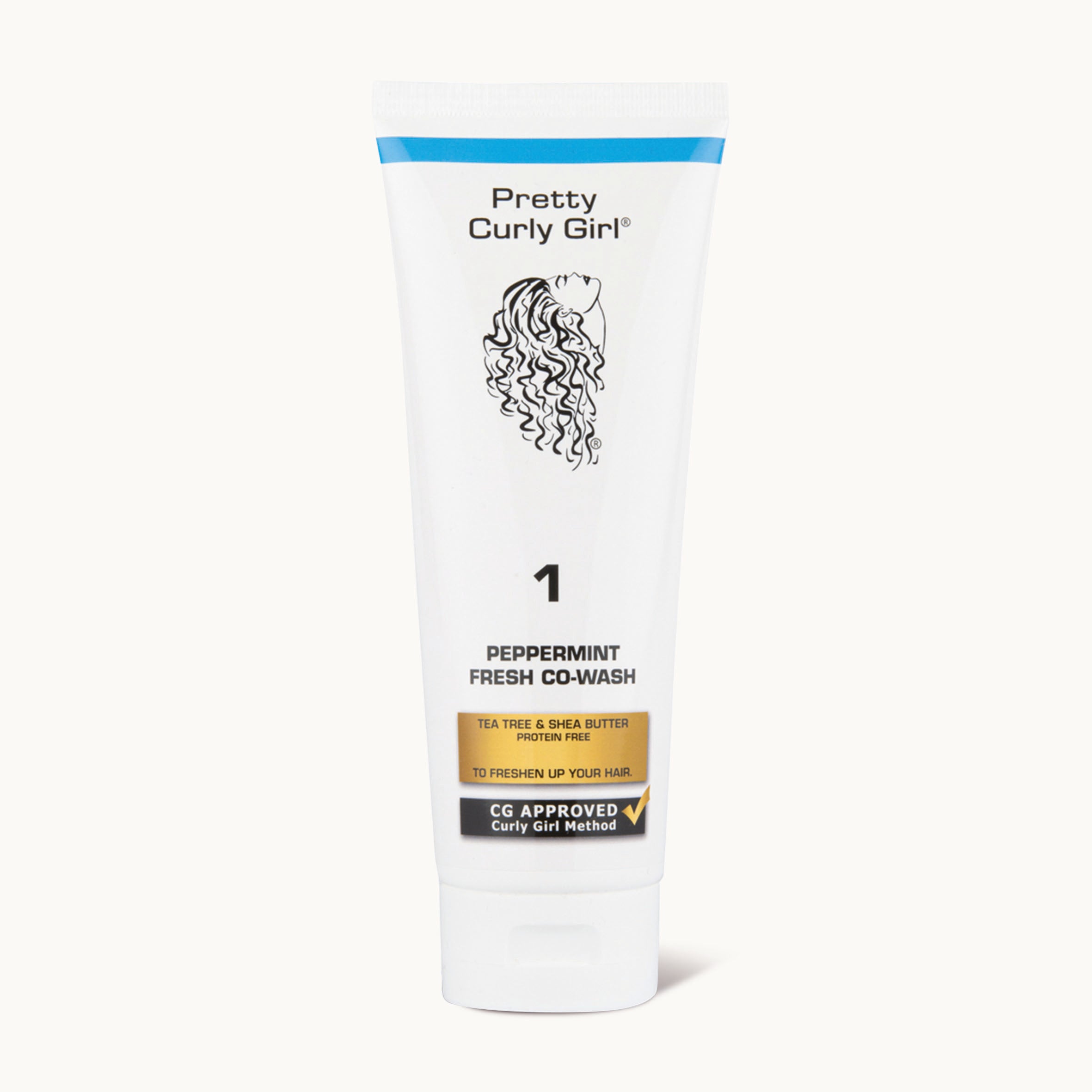 Peppermint Fresh Co-Wash | Pretty Curly Girl | Curly girl method approved | Vegan curly hair products | Krullen | Krullend haar | Co-wash met pepermunt om krullen op te frissen | Refreshing peppermint co-wash to revive and hydrate curls | Curly girl approved